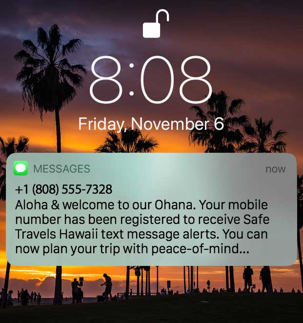 hawaii safe travels daily check in